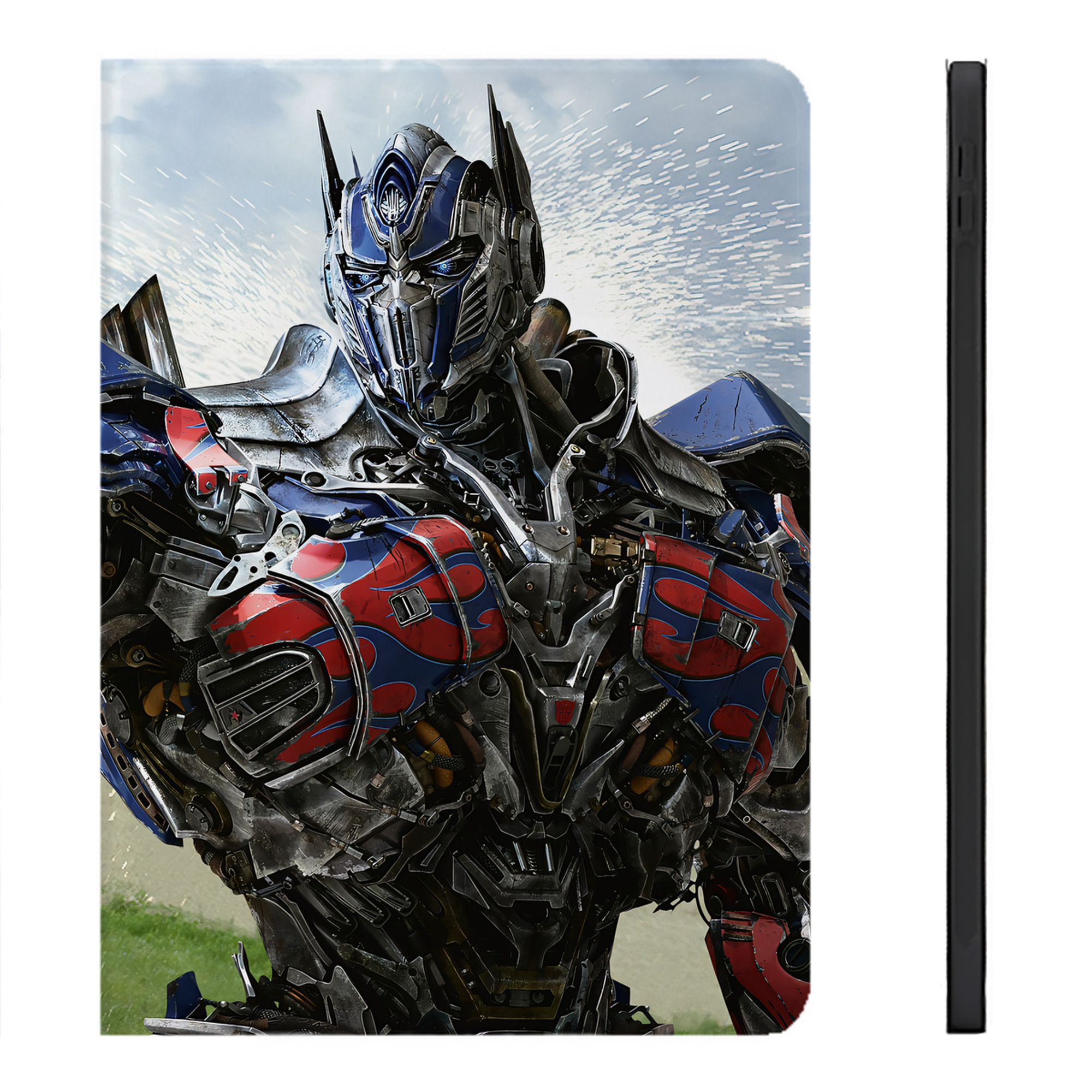 （画像用） Transformers トランスフォーマー IPadケース ペンホルダー付き ブックスタイルデザイン